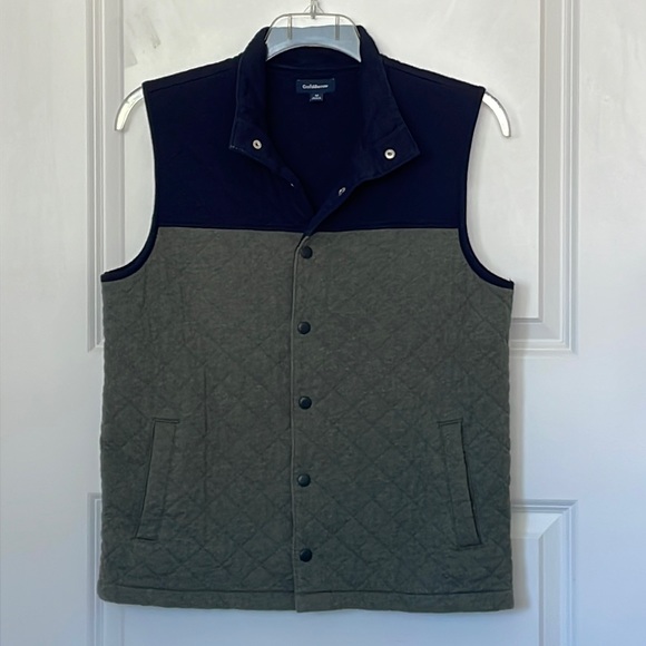 Croft & Barrow Quilted Snap Vest Medium - Picture 1 of 5